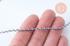 cordon tressé bleu rose violet fil doré 1.5mm-2mm,cordon multicolore scrapbooking,corde décoration, x 1Mètre G6071