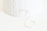 créoles fine argent massif 18mm,x2 (G3262)