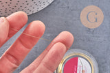 fil de cuivre doré 0.3mm, x1 bobine de 10 mètres (G0057)
