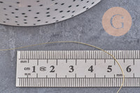 fil de cuivre doré 0.3mm, x1 bobine de 10 mètres (G6184)