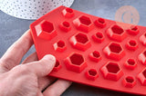 grand Moule en silicone pierres précieuses 23cm,pour réaliser des patisseries ou inclusion en résine x1 G4076