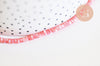 perle nacre naturelle heishi rose foncé,tube coquillage coloré,perle coquillage,création bijoux,2x4mm, le fil de 95 perles G4982