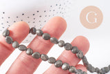 perles pyrite nugget,perles pyrite, pyrite naturelle,nuggets pyrite, 6-12mm, x1 fil de 45 perles (G0410)