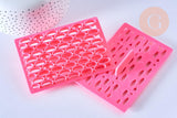 tampon biscuit embosseur silicone rose 11.4cm, x1 (G5105)